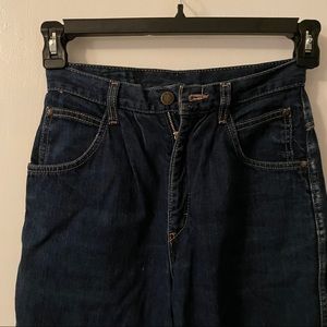 VINTAGE high rise straight leg jeans